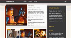 Desktop Screenshot of fanmovie.cz